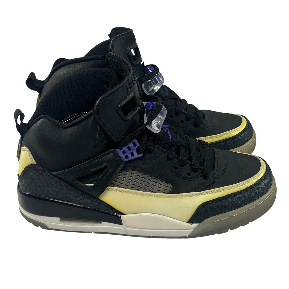 Jordan Spizike Sneakers Mens 10 Concord Black High Top Retro Athletic Gym Shoes